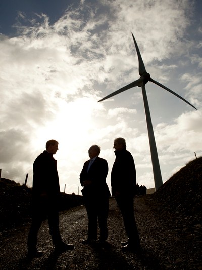 Pat Rabbitte opens Templederry Community Wind Farm